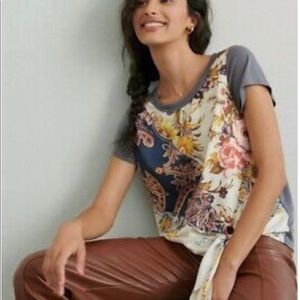 Anthropologie TNY- Tie Front Top